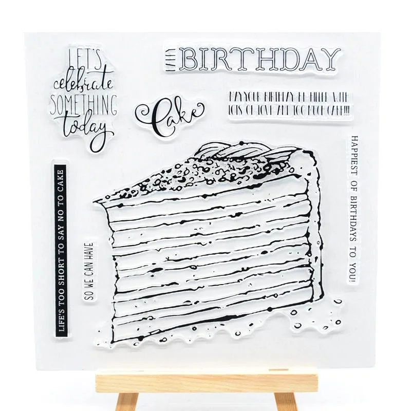 

CakeClear Stamp for Card Making Decoration and Scrampbooking