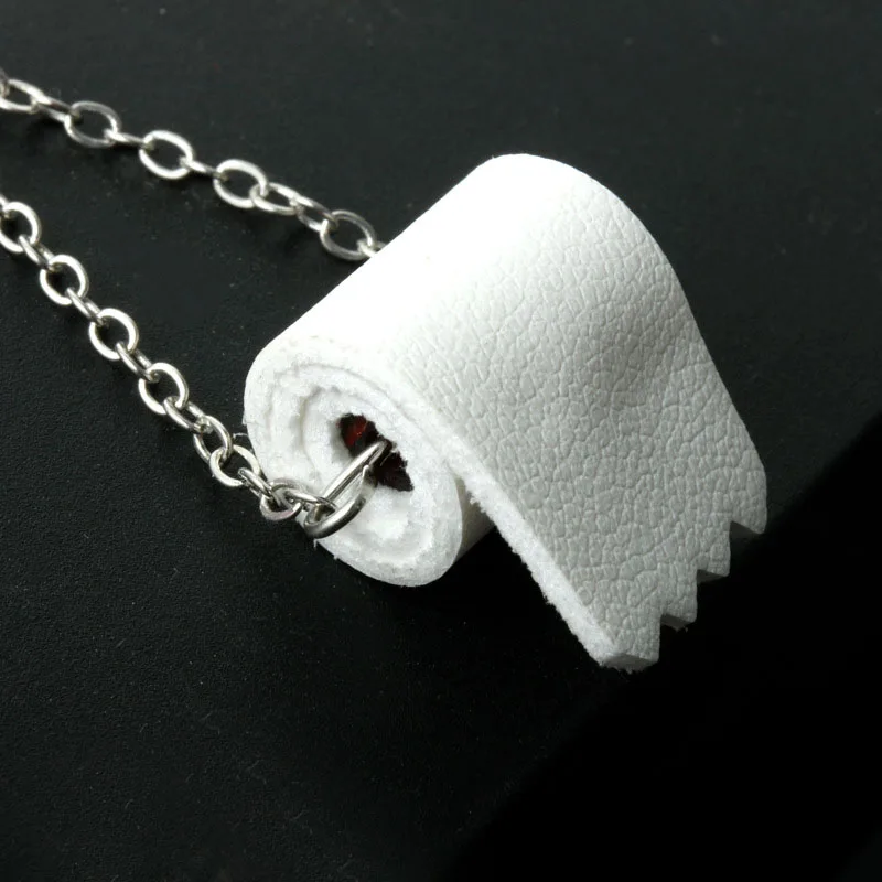 Индивидуальный Забавный 3D набор из ожерелья и серёг бумаги в рулоне салфетки