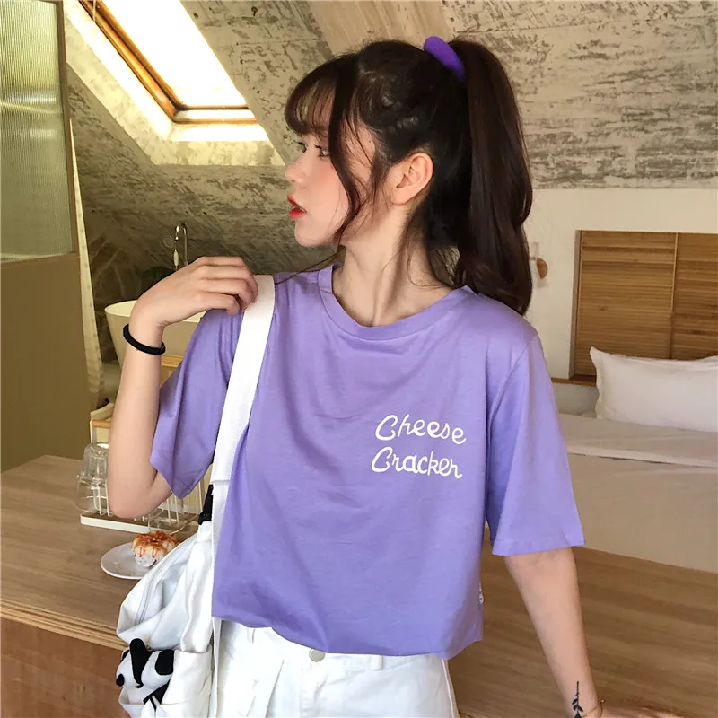 

Japanese Lace Backless Short Sleeve T-shirt Women's Summer Design Sense Niche Loose Korean Ins Trendy Harajuku Style Half