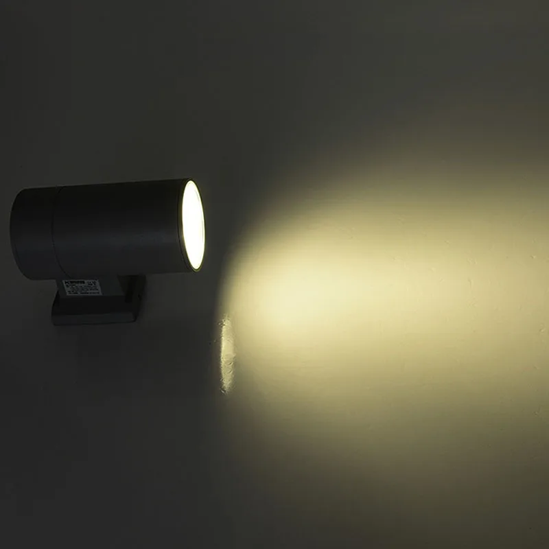 Водонепроницаемый наружный светодиодный настенный светильник s алюминиевый