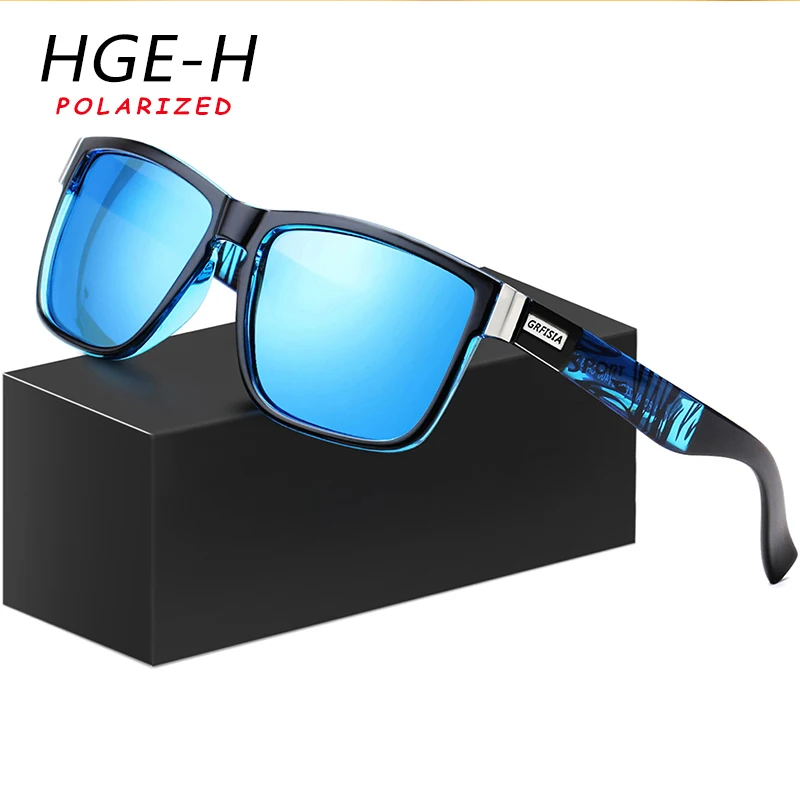 HGE-H очень классные цветные поляризованные солнцезащитные очки мужские 13 цветов s