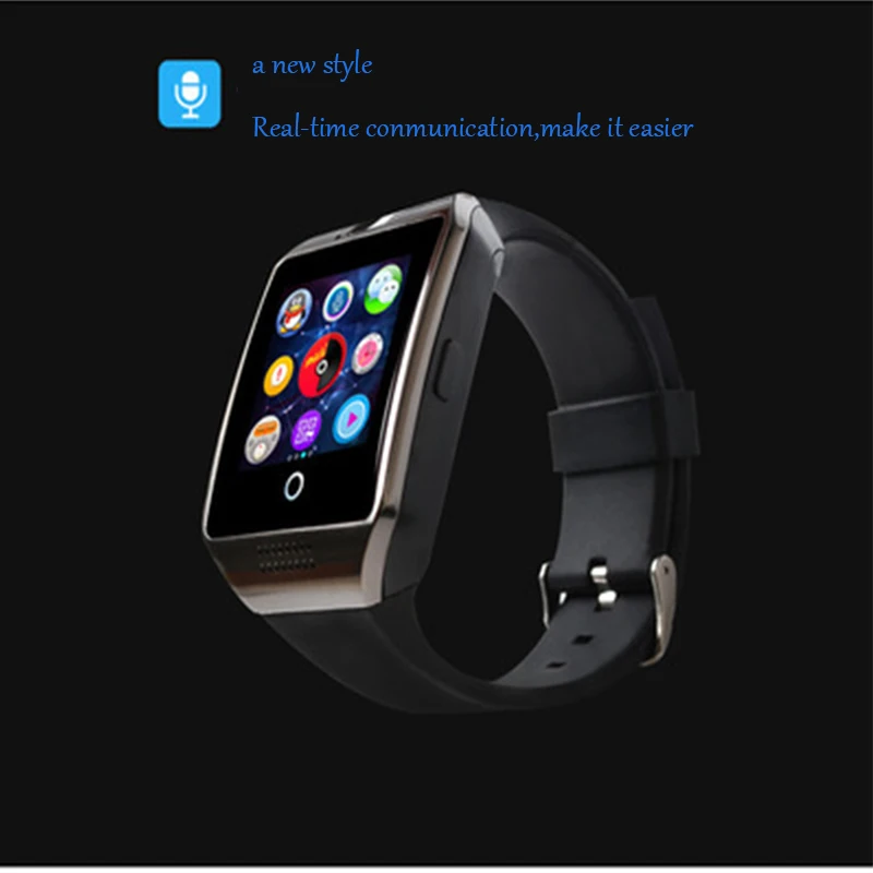 Умные часы с камерой мужские модные Bluetooth Smartwatch SIM TF слот для карты фитнес трекер