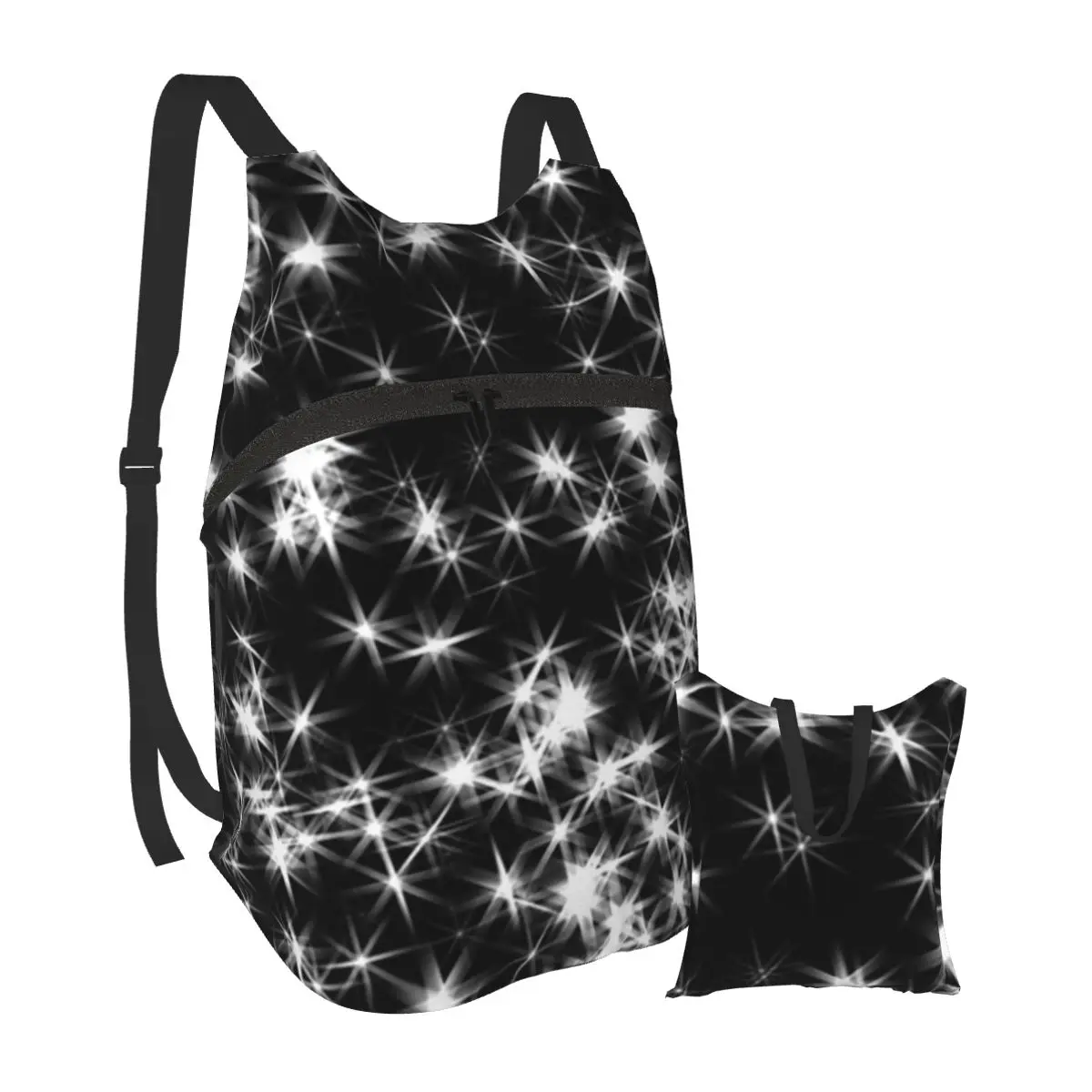 

Sparkle Backpacks Workout Youth Pattern Backpack Fashion foldable Bags