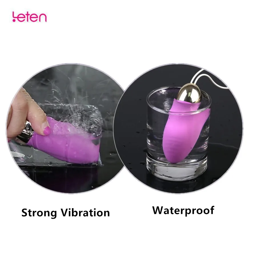 Leten силиконовый вибратор для прыжков в яйце перезаряжаемый мини Стимулятор