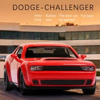 christmas toys diecast 136 scale model cars dodge challenger simulation alloy muscle car metal vehicles birthday gifts children