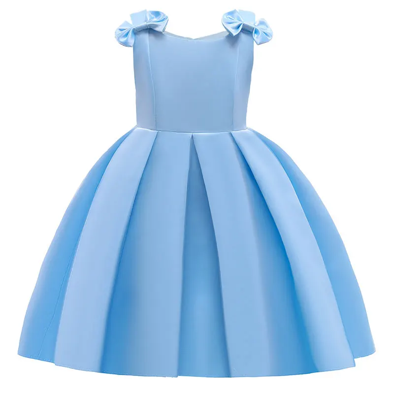 Girls Flower Dresses Princess Summer Dress for Kids Elegant Tulle Children Purple Girl Wedding Party Clothing teens dresses | Детская