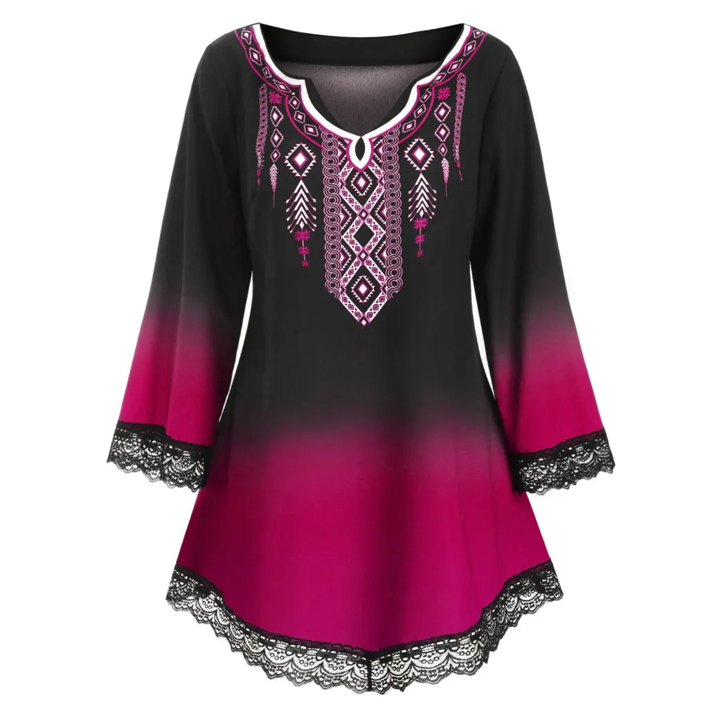 2019 женское Брендовое платье с v образным вырезом и расклешенными рукавами