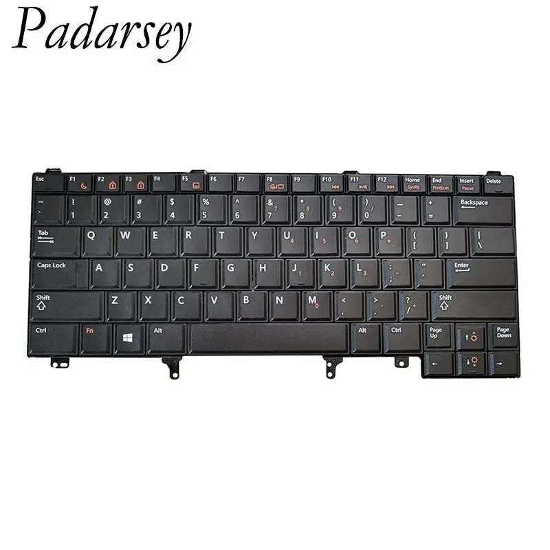 Сменная клавиатура Padarsey с подсветкой и указателем для Dell Latitude E5430 E6230 E6330 E6430 ATG E6320