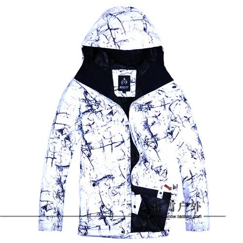 Color 5 SMN мужской лыжный костюм Лыжная куртка брюки ветроустойчивый Влагоустойчивый термический Сноуборд костюм-30 градусов мужской с капюшоном Лыжная одежда брюки - Цвет: Color 5