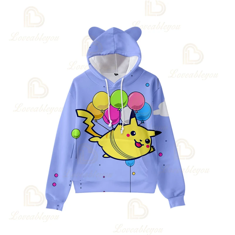 Hoodies Sweatshirt Spring Autumn Harajuku Hoodie for Kids Cosplay Costume Creative Pokemon Sword and Shield 3D Casual Hooded | Мужская