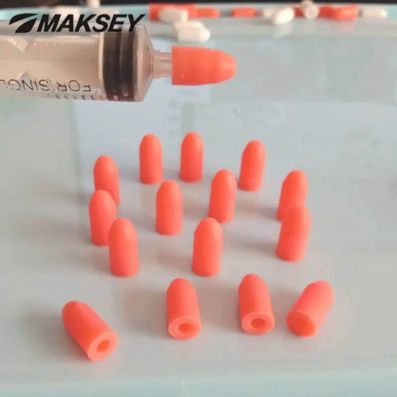 Наконечники шприца MAKSEY силиконовые резиновые игольчатые уплотнительные