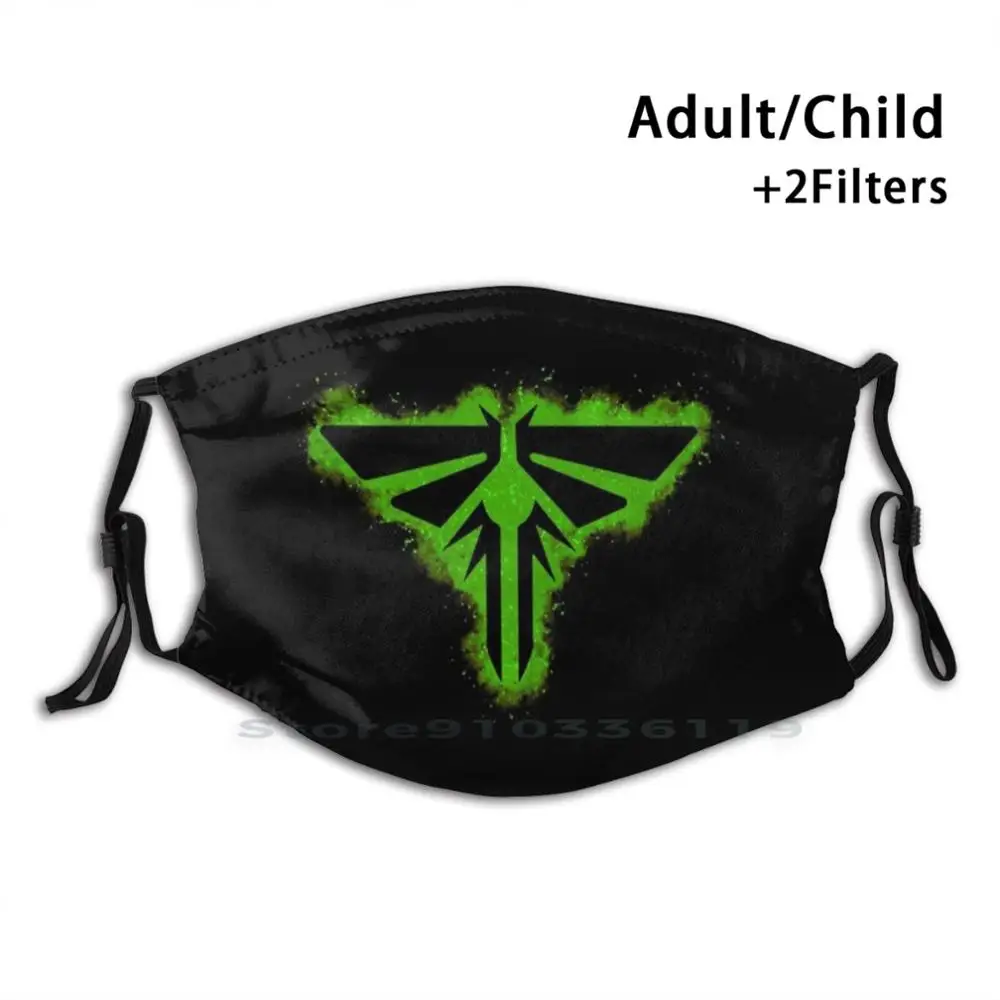 Последний из нас логотип Firefly акварельная взрывная печать многоразовый фильтр