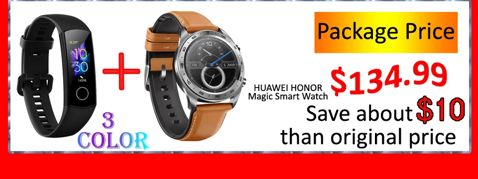 Huawei Honor Band 5 Смарт-браслет с huawei FreeBuds браслет шагомер сенсорный экран для плавания пульсометр для сна