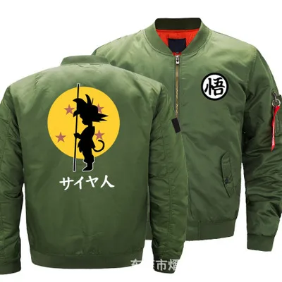 

New Autumn Winter Flight Jacket Fashion Anime Z Coat Mens Womens Warm Casual Zipper Outdoor Baseball Jacket