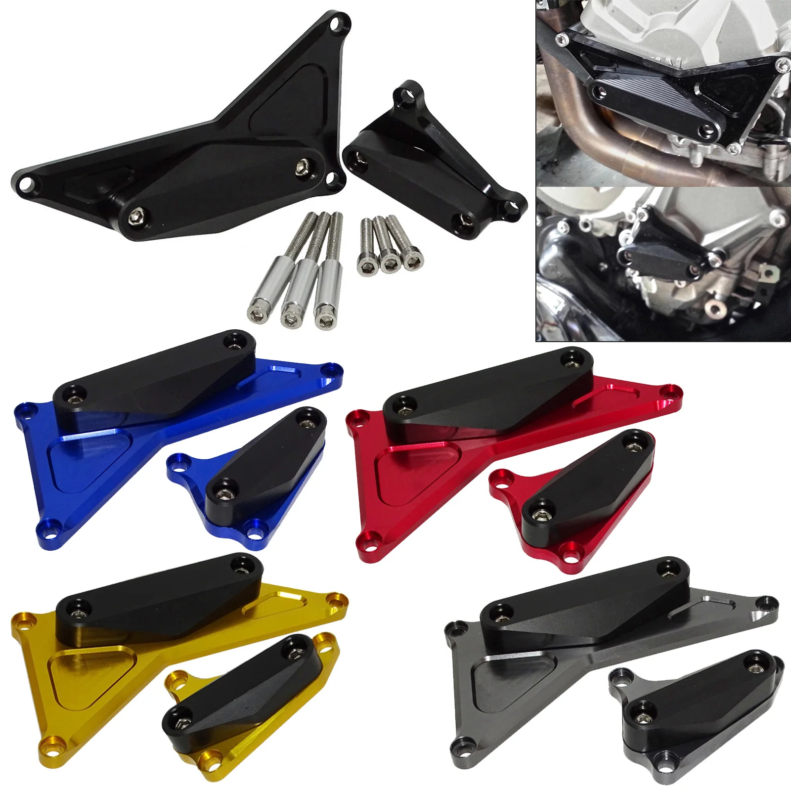 Чпу статор двигателя импульсная крышка защита от ударов набор слайдеров для BMW HP4