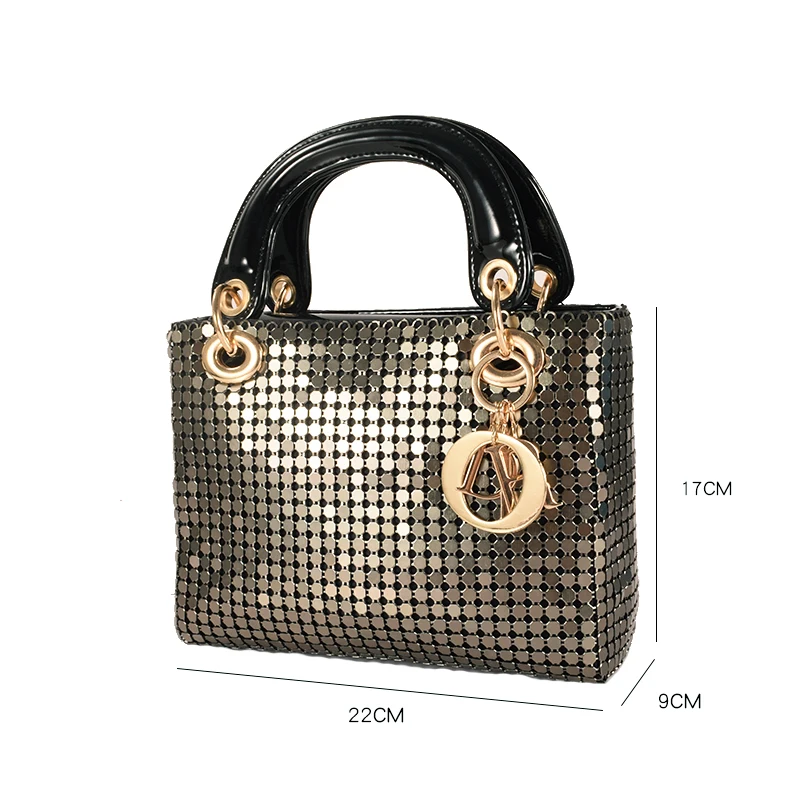 

Diana Luxury Sequins Fashion Party Wedding Clutch Bag Simple Mini Fashionable women's handbag