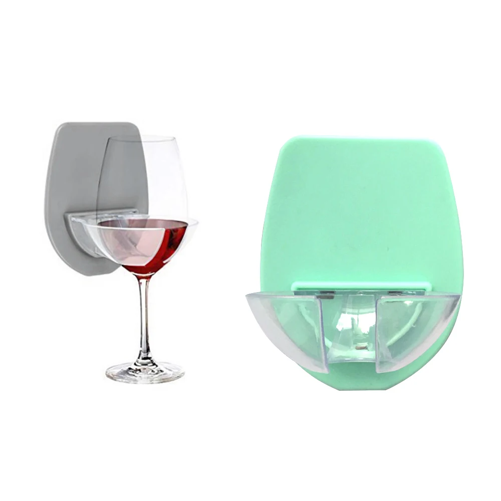 Ватт Пластик вина Стекло держатель для ванны и душа красное вино шелковистые