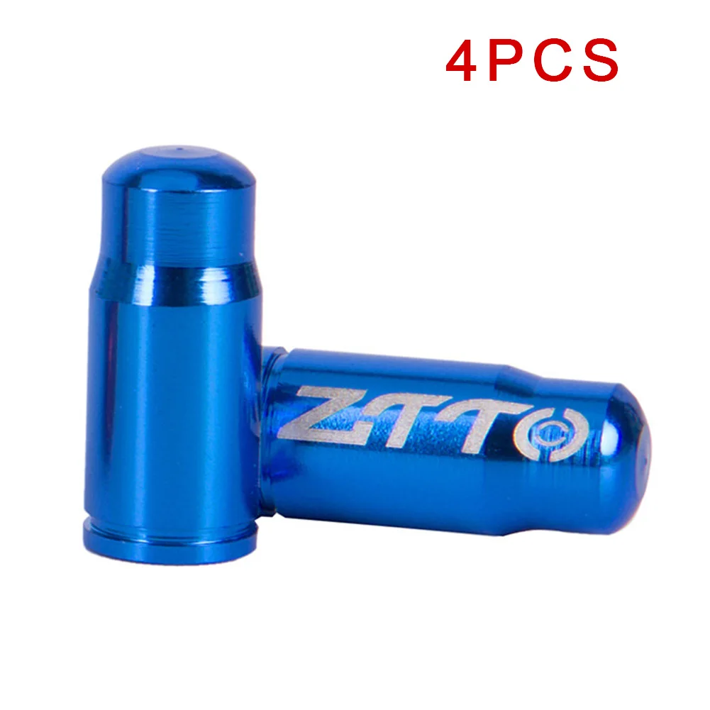 

4 pcs Bike valve cap ZTTO Aluminum alloy Bicycle Road bike Presta valve