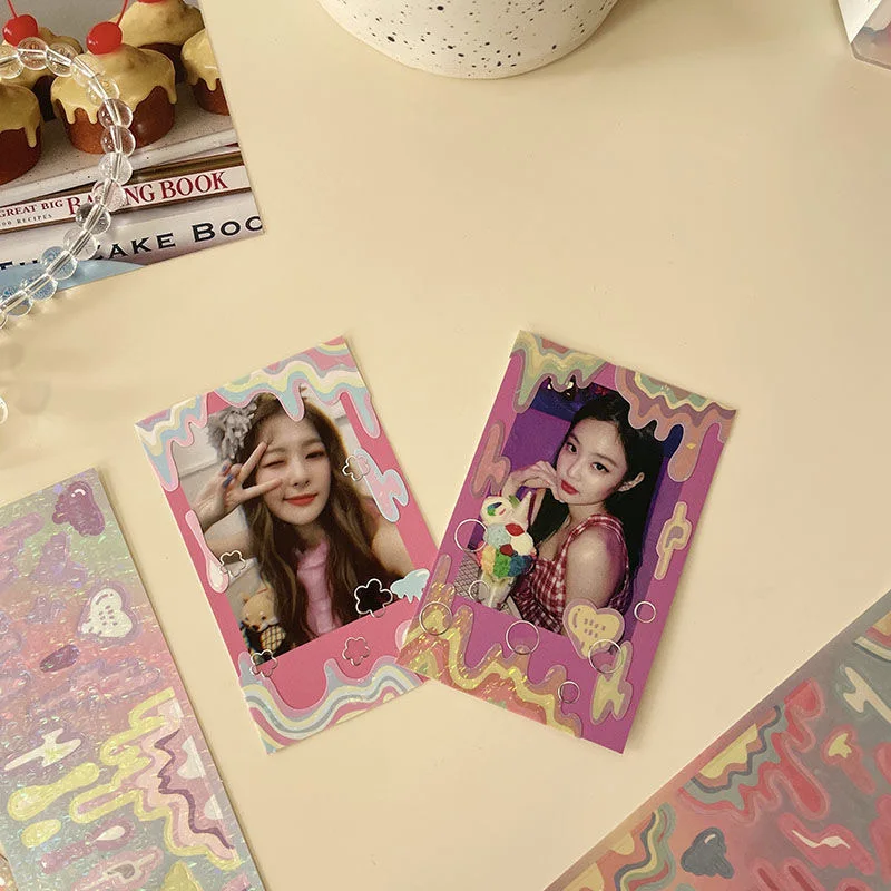 Лазерный альбом в Корейском стиле голограмма блестящая наклейка для
