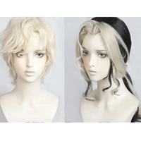 game magic awakening dark night manor blonde young master daniel pager cosplay wig heat resistant synthetic hair halloween party