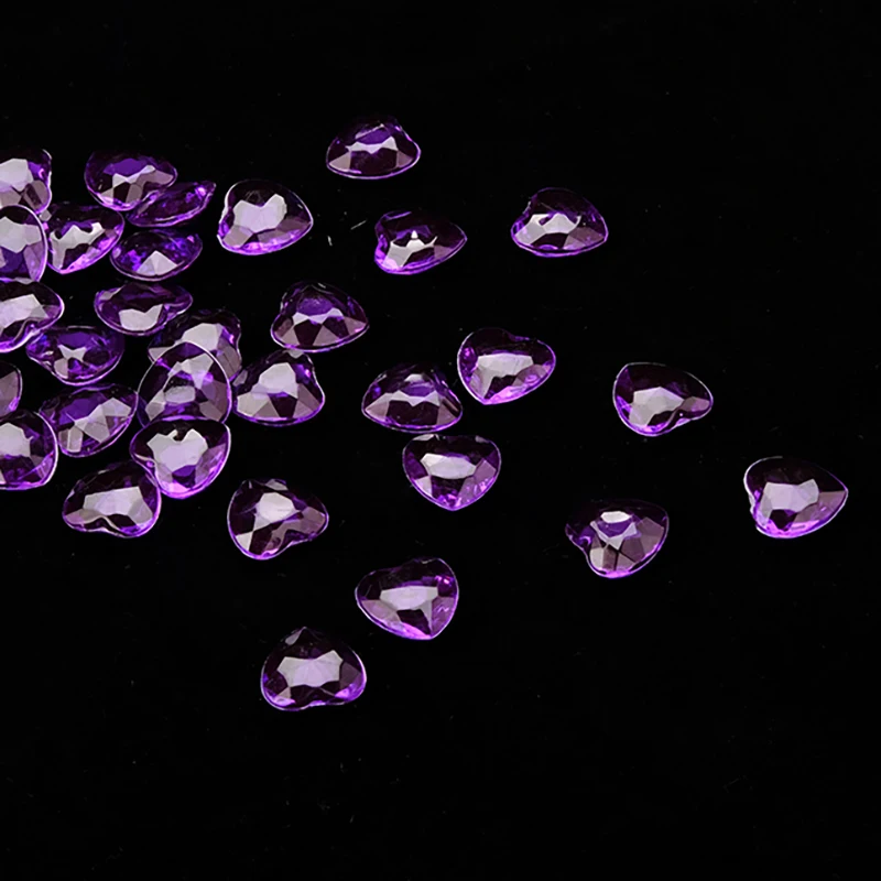 Новинка Лидер продаж 2000 шт./лот 12 мм 16 Цвета в наличии акриловая Форма сердца