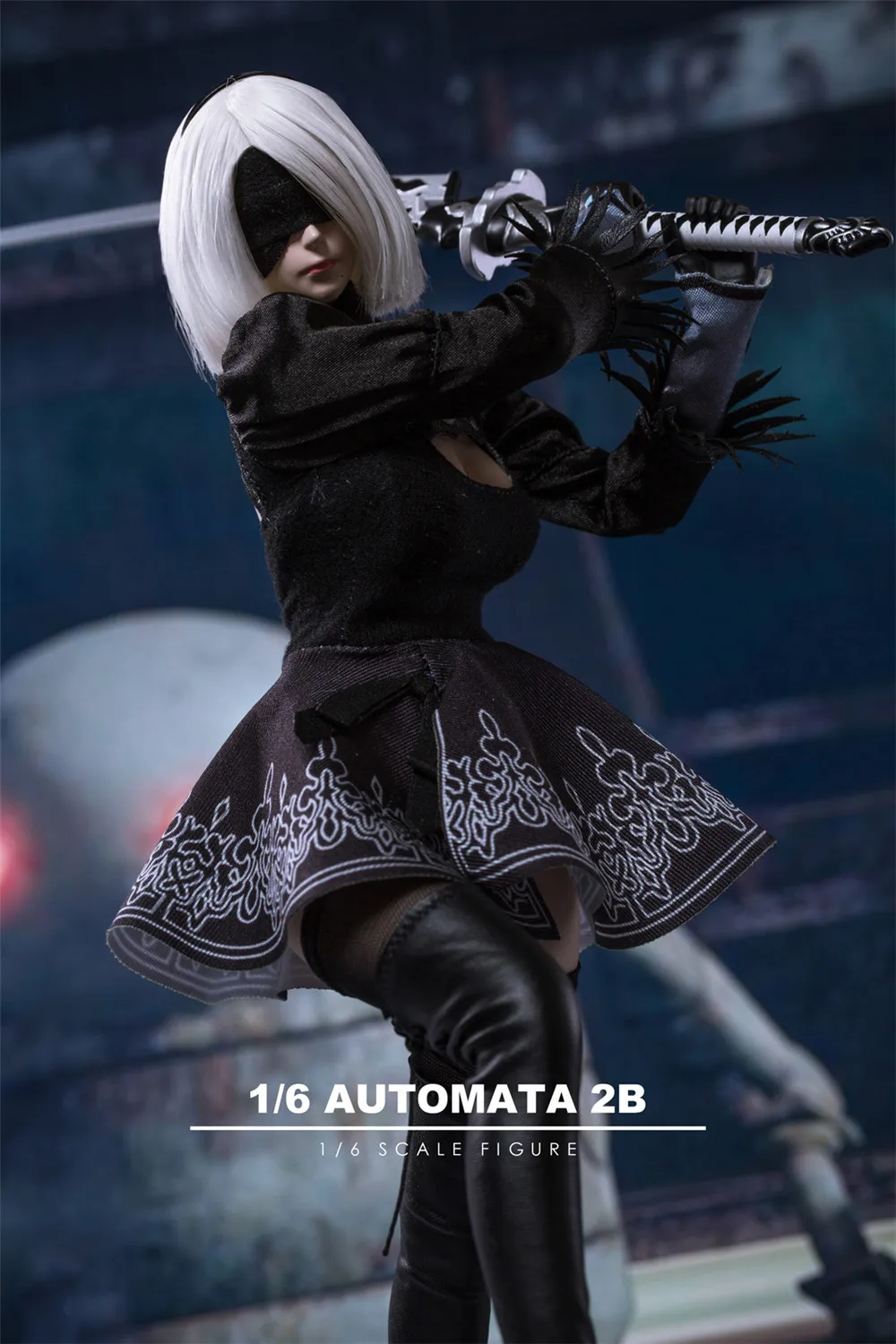 TF игрушки 1/6 НИР: автоматический самурайский меч 2B YoRHa № 2 Тип B девушки голова