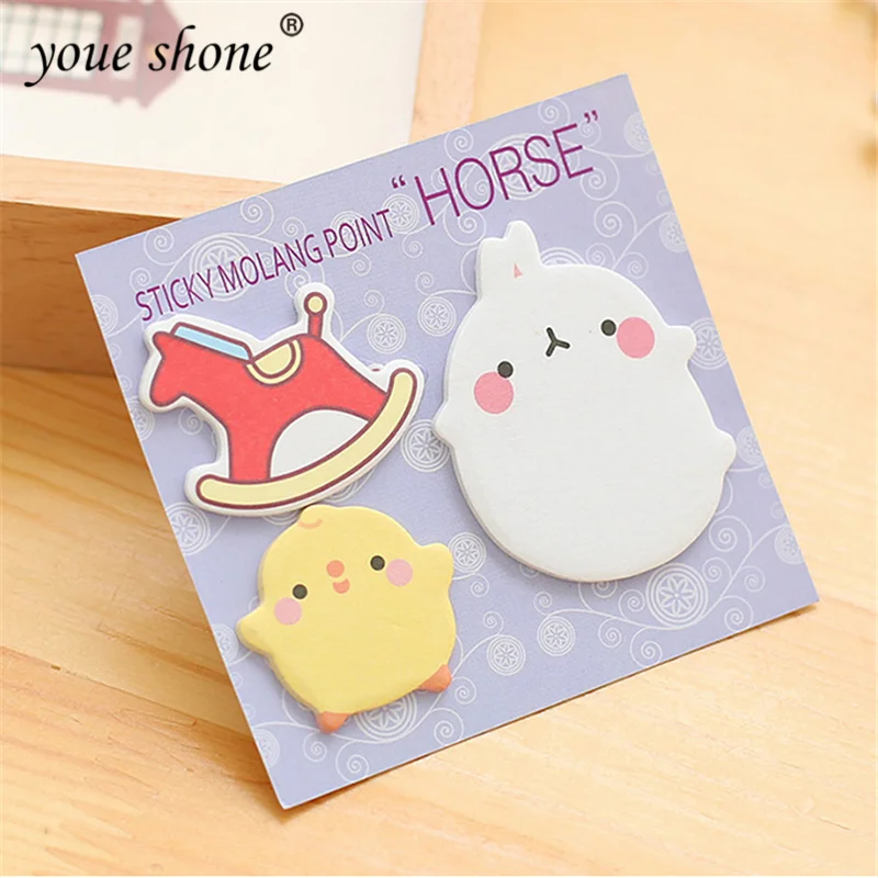 1 шт. = 20 листов страницы Стикеры для заметок планировщик милый мультяшный кролик