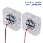 Вентилятор охлаждения BIGTREETECH для ПК со светодиодсветильник кой, 3010, 4010, 5 В, 12 В