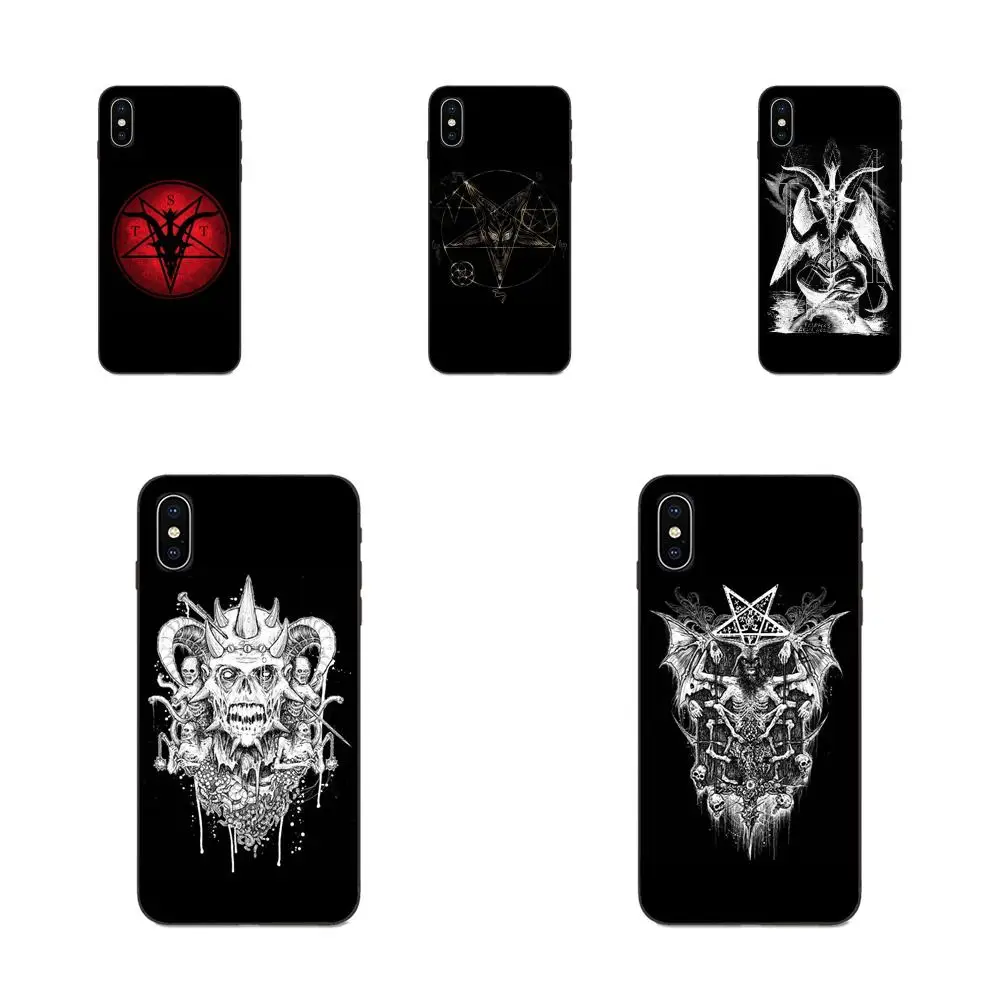 Сатана пентаграмма оккультная зло логотип для Apple iPhone 4 4S 5 5S SE 6 6S 7 8 Plus X XS Max XR