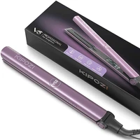 kipozi beauty fashion hair straightener 2 in 1 curling hair titanium flat iron instant heat styling tool with digital display