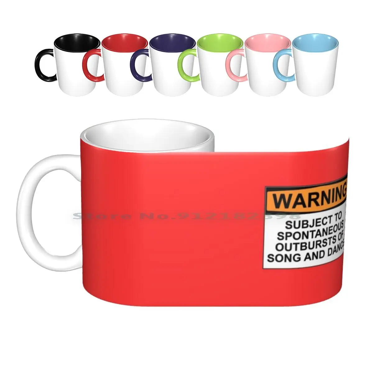 

Warning : Subject To Spontaneous Outbursts Of Song And Dance Ceramic Mugs Coffee Cups Milk Tea Mug Dance Dancing Break Swing