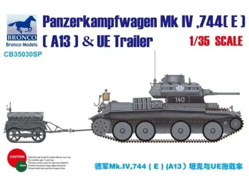 

BRONCO CB35030SP 1/35 Panzerkampfwagen MK IV.744(E) A13&UE Fuel Tank Trailer