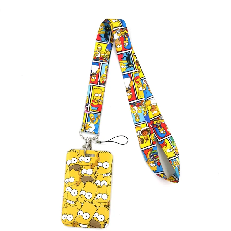 

Colorful Funny Cartoon Character Anime Lanyard Badge Holder ID Card Lanyards Mobile Phone Rope Key Lanyard Neck Straps Key Ring