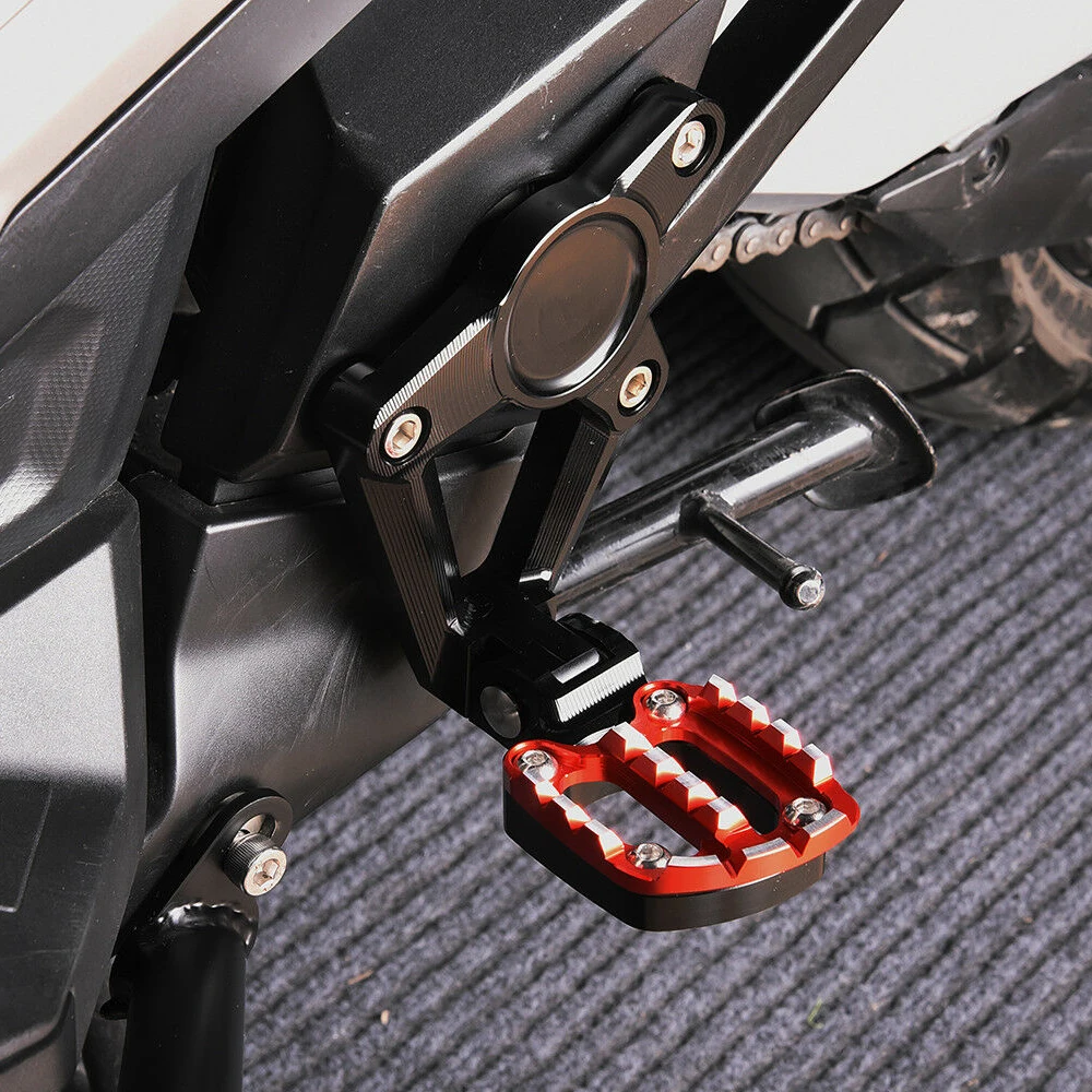 Алюминиевые Складные Задние подножки с ЧПУ для мотоцикла Пассажирские Honda X ADV XADV