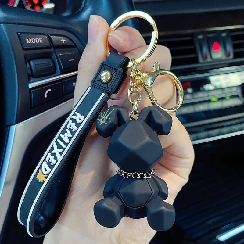 Мультяшный скандинавский кролик кукла брелок модный панк парные аксессуары