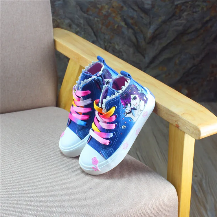 Модная красивая детская обувь Новинка Обувь для девочек 2020 г. принцессы с героями