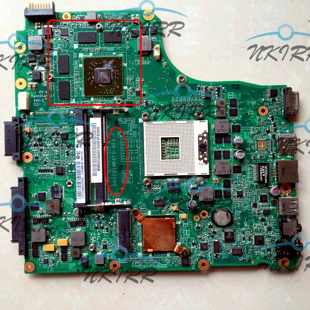 

Материнская плата DA0ZQ1MB8D0 для Aspire TimelineX 4820 4820T 4820TG