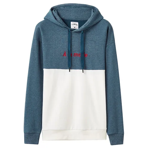 31Blue Giordano мужской свитшот кенгуру с капюшоном и небольшим печатным лого на передней части, данная модель имеет несколько цветовых решений - Цвет: 31Blue