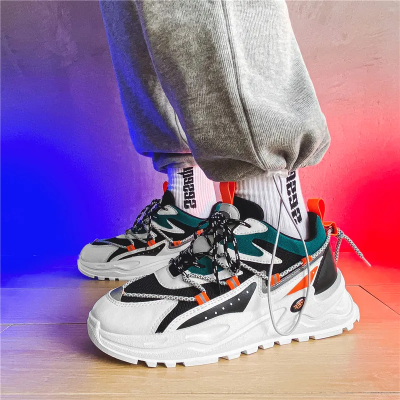 

2021 Men's Comfortable Casual Shoes Air Mesh Breathable Comfortable Running Shoes Damping Air Cushion Rubber Sports Shoes