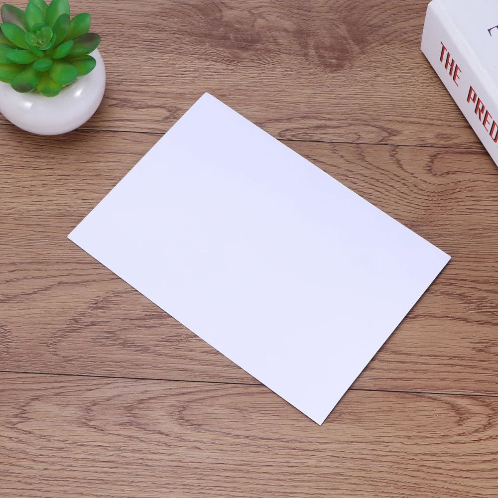 

50pcs Invitation Envelopes Business Commercial Envelopes Commercial Mini Envelopes Booklet Envelopes(White)