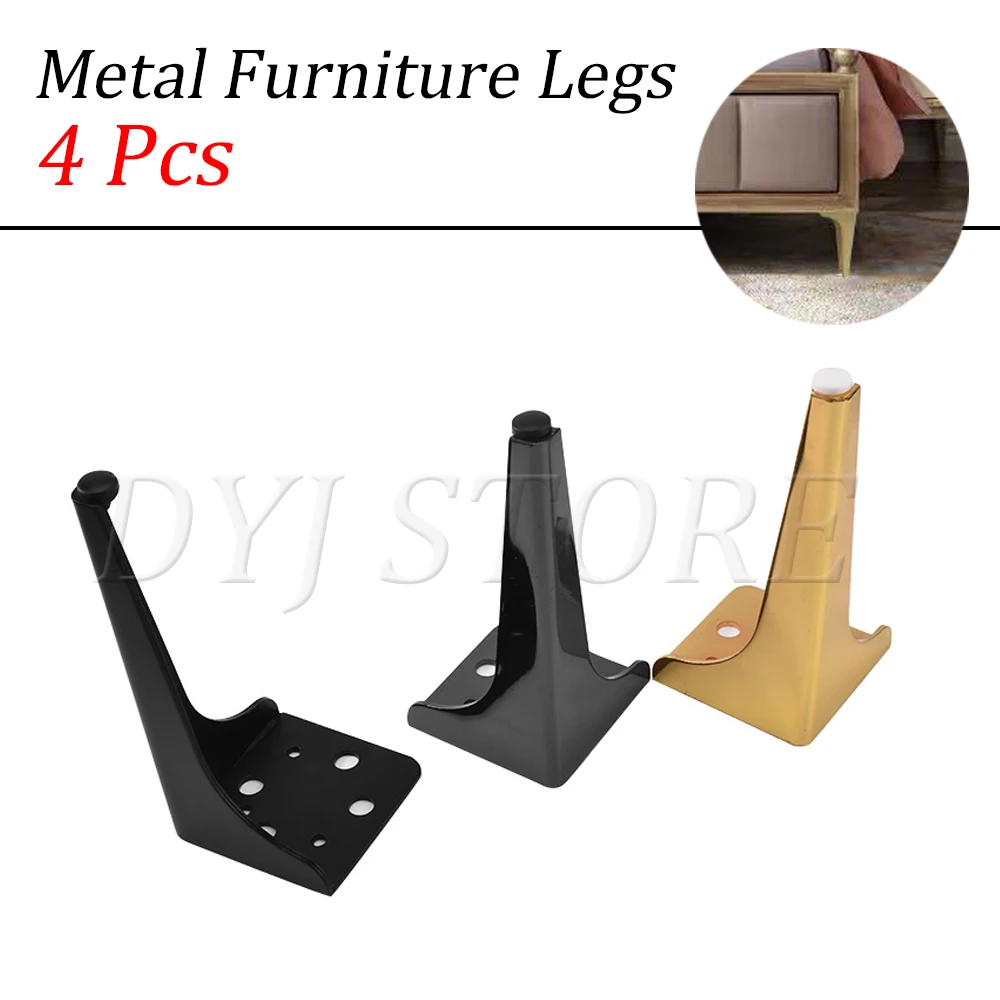 

4 шт. Heavy Duty металлические ножки мебели, современный стильный диван ножки для кофейного столика ноги ножки для шкафа для дивана подставки для...