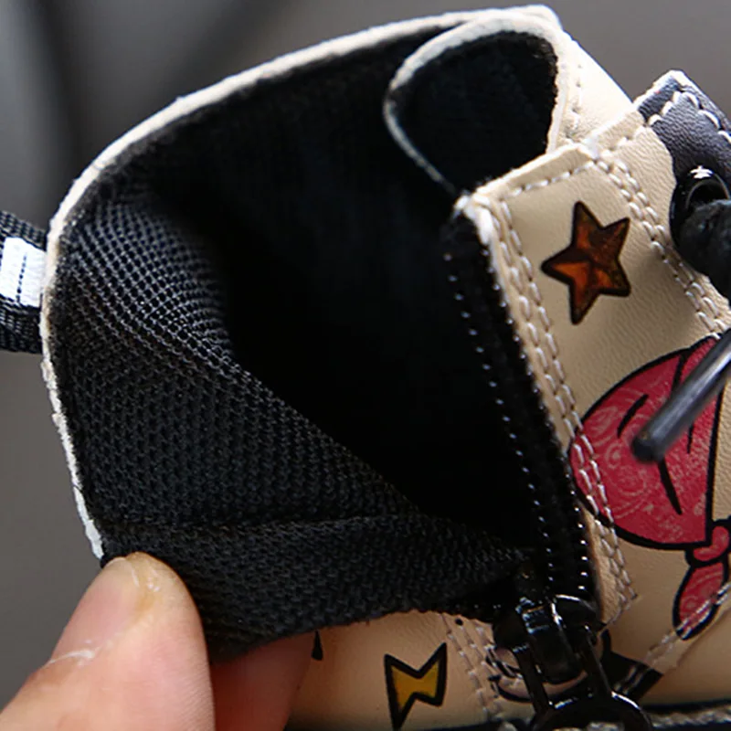 DIMI/детские ботинки коллекция 2019 года сезон осень зима обувь martin для маленьких