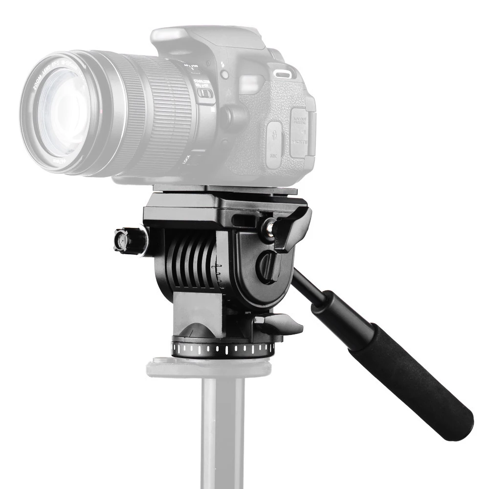 Andoer 360 панорамная гидравлическая головка для Canon Nikon sony DSLR видеокамеры штатив монопод слайдер съемки