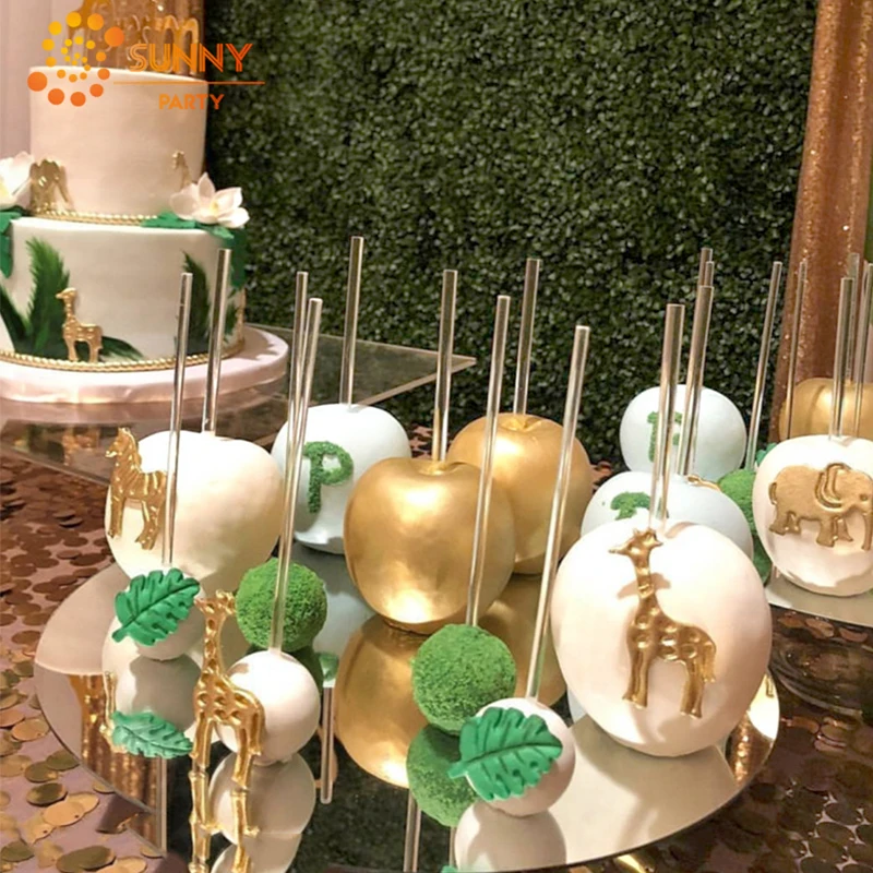 Acrylic Multi Holes Ice Cream Holder Cake Candy Shelf Transparent Display Stand Multilayer Birthday Party Wedding Decor Supplies | Дом и сад