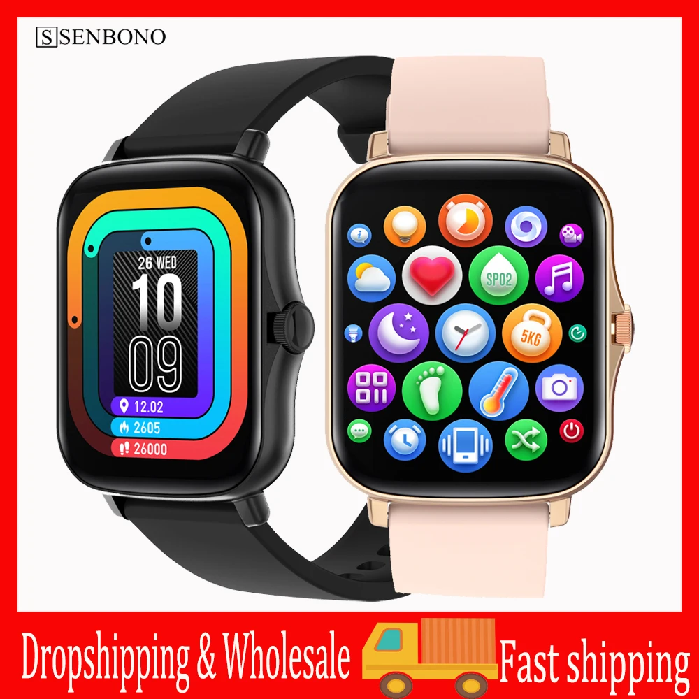 

SENBONO Y20 2021 Smart Watch Men Fitness Tracker Smartwatch Women Bracelet Heart Rate Sleep Monitor Sport Clock For IOS Android