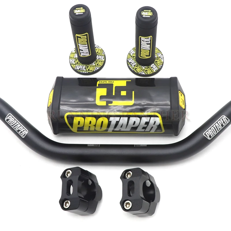 Мотоцикл 28 мм CNC 1-1/" Fat Bar руль Грипсы колодки для KTM HONDA KAWASAKI SUZUKI YAMAHA Protaper Pro Dirt Bike Motorcross
