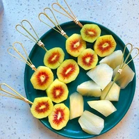 100 pcs disposable bamboo picks food fruit cocktail handmade toothpicks picnic party supplies decoration