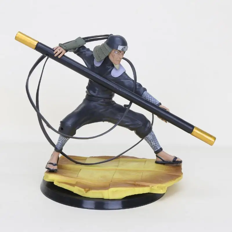 Hiruzen bag Драгоценный камень Наруто Shippuden фигурка Наруто Хьюга Хината Hyuga мягко шаг близнец Львы кулак Jiraiya Minato Saruka ПВХ Модель игрушки - Цвет: Hiruzen bag