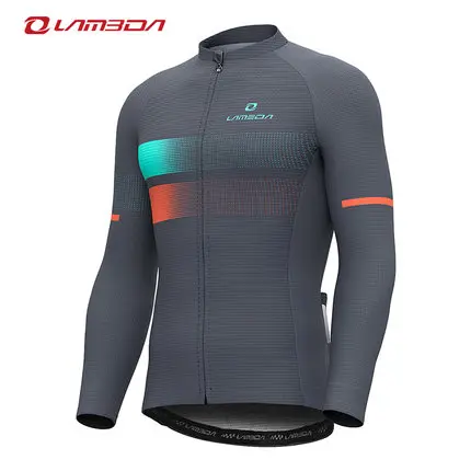 Style 1 Long LAMEDA Summer Anti-sweat Cycling Jersey Men Mtb Shirt Quick Dry Breathable Bike Clothes Short Short Sleeve Clothing - Цвет: Style 1 Long