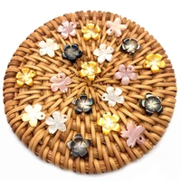 3pcs natural sea shell pendant flower shaped lady fashion jewelry diy designer earring art lady pendant bead accessories